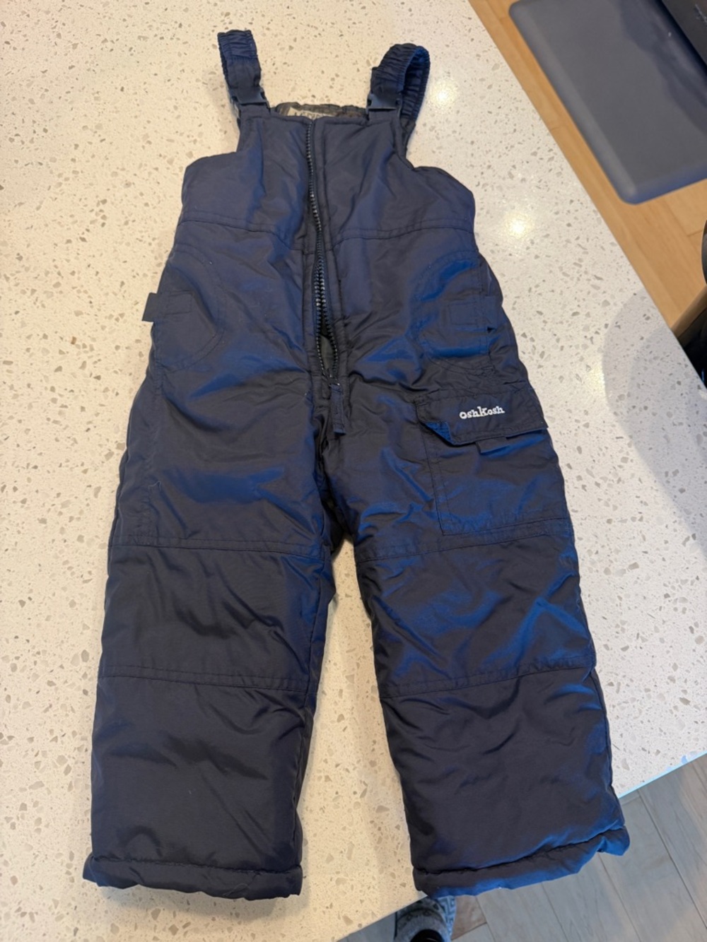 OshKosh B'gosh Navy Kids Snow Overalls